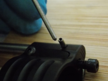 Roll Pin Punch has a nob on the tip to index the roll pin